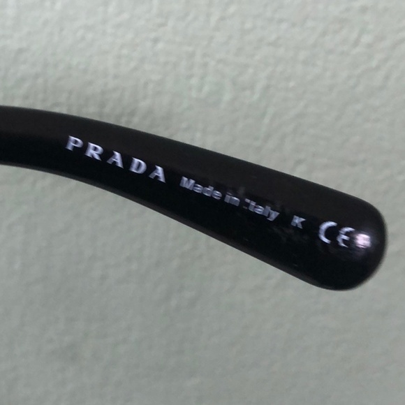 Prada Black Sunglasses (Model SPR 27C) - Women's with COA - Picture 7 of 12